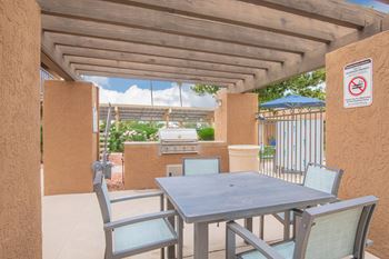 Bbq grill area