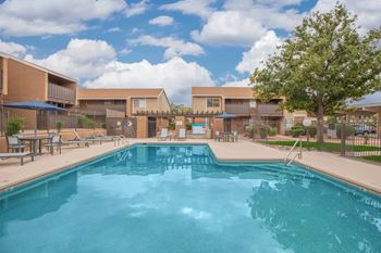 Sparkling swimming pool
