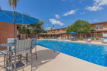 Sparkling swimming pool