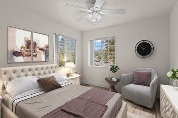 Large windows with abundant natural light