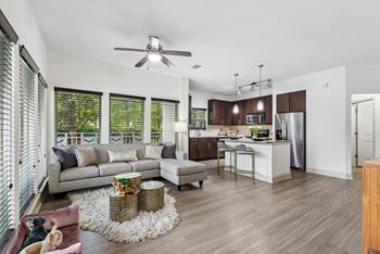 Open-concept floor plans