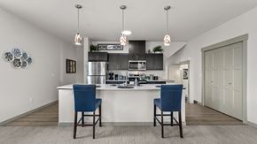 Eugene apartment for rent - LarkViewVillage_Eugene_OR_Model_KitchenBar
