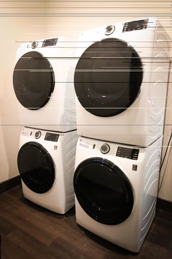 Private laundry facility - with free smart washers & dryers