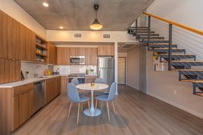 Tucson apartment for rent - Kitchen And Dining Area at The Benedictine, Tucson, AZ