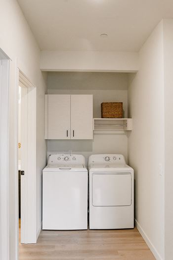 Full-size washer & dryer