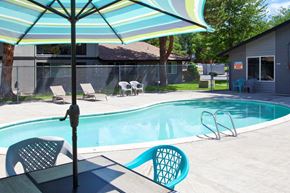 Richland apartment for rent - Maple Ridge Apartments Pool with Lounge Chairs