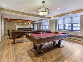Baltimore apartment for rent - The Broadview Apartments in Baltimore, Maryland Clubhouse Lounge with Pool Table