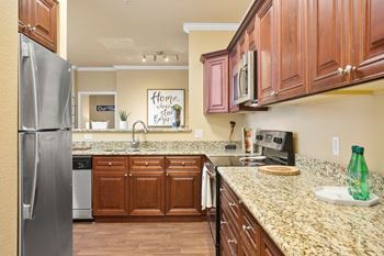 Granite countertops in select homes
