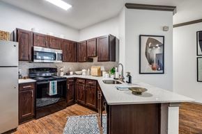Dallas apartment for rent - Modern Kitchen at Palencia Apartments, Dallas