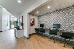 Dallas apartment for rent - Business Center at Palencia Apartments, Dallas, 75252