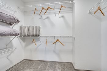Spacious closets*