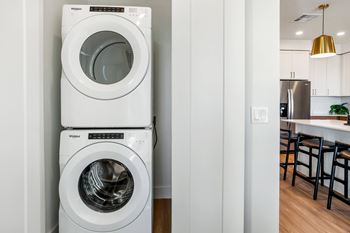 Full-size washers and dryers