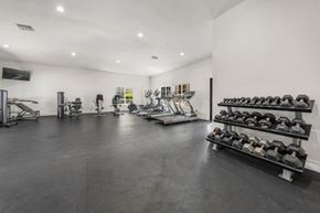 Flagstaff apartment for rent - A spacious gym with a variety of exercise equipment.