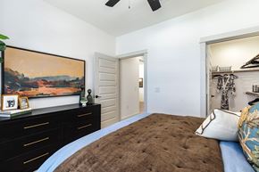Celina apartment for rent - The Depot Apartments in Celina, Texas Bedroom with Attached Walk-In Closet