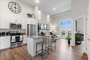 Bozeman apartment for rent - The Edison at Bozeman Gateway Apartments in Bozeman, Montana Model Kitchen with Island