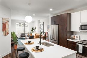 Tempe apartment for rent - Trovita Rio Apartments in Tempe, Arizona Model Kitchen with Island