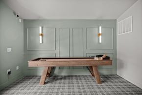 Newport apartment for rent - A room with a table and a pool table.