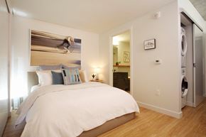 Portland apartment for rent - Yard Apartments Model Bedroom