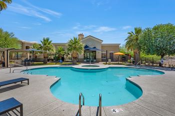 Resort style swimming pool