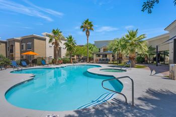Resort style swimming pool