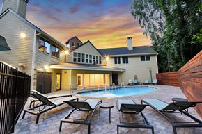 Mountlake Terrace apartment for rent - Aspire Apartments at Mountlake Terrace Pool Deck and Lounge Chairs