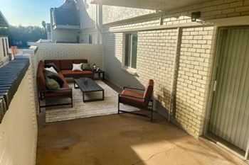 Large private balcony/patio