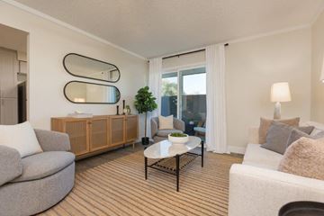 Phoenix apartment for rent - a living room with a couch and a coffee table