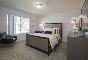 San Pedro apartment for rent - Marine View Apartments Model Bedroom
