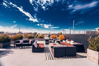 Rooftop lounge