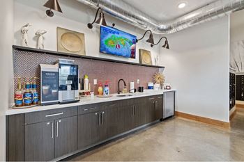 Complimentary barista-style coffee bar