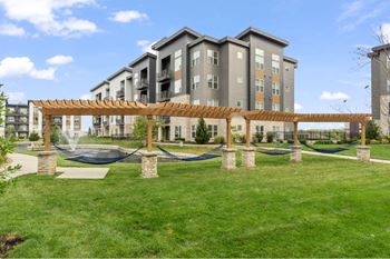 Fountain ponds with yoga deck