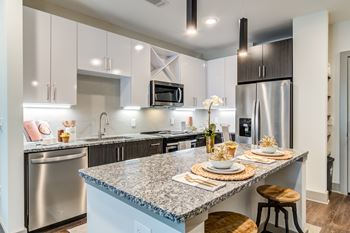 Stainless steel, efficient appliances