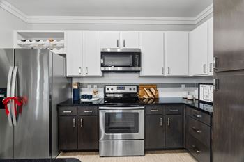 Stainless steel, efficient appliances