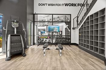 Free weights & agility equipment