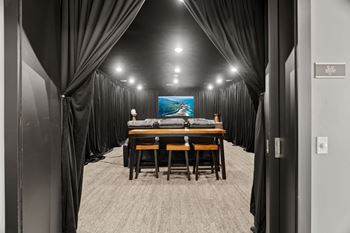 Private cinema movie theater