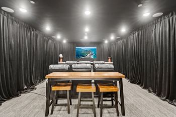 Private cinema movie theater
