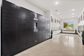 Secure package lockers & indoor mailroom