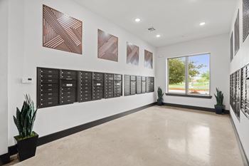 Secure package lockers & indoor mailroom