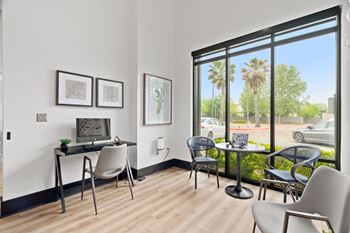 Coworking lounge