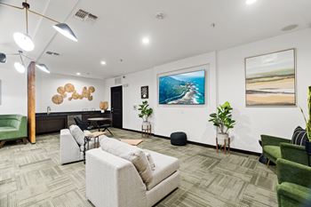 Coworking lounge