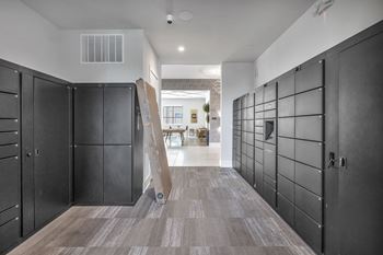 Secure package lockers