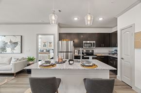 San Antonio apartment for rent - Eleven West Apartments in San Antonio, Texas Model Kitchen with Island