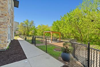 Gated dog park