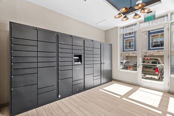 Secure package lockers