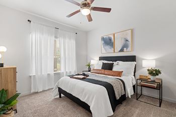 Lush carpet in bedrooms