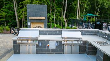 Community grills & gazebo
