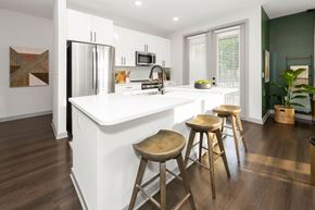 Charlotte apartment for rent - Axis at the Park Apartments in Charlotte, North Carolina Model Kitchen with Island