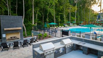Community grills & gazebo