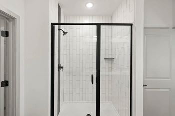 Matte black fixtures