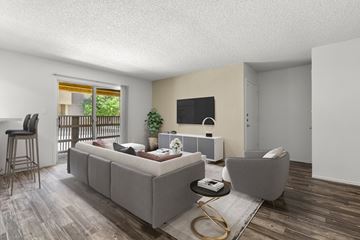 Phoenix apartment for rent - an open living room with a couch and a chair